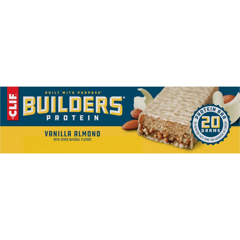 CLIF Bar Builders Protein Bars - Vanilla Almond - 20g Protein - 12ct, 6 of 10