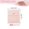 Unique Bargains Earrings Bracelets Velvet Pouches Snap Button Portable Jewelry Storage Bag 8 Pcs - 2 of 4