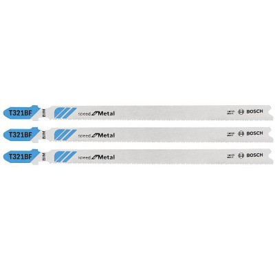 Bosch 5-1/4 in. Bi-Metal T-Shank Wavy set and milled Jig Saw Blade 12 TPI 3 pk