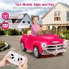 Ride On Car for Kids, 12V Ride On Car, 2 Speed, Front &Ear Headlights, Kids Electric Cars with Dual Doors, 4 Wheel Cushion, Music Player - 4 of 4