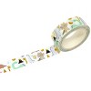 Wrapables Gold and Silver Foil Washi Masking Tape, Dinosaurs, 15mm x 5M - 2 of 4