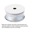 Unique Bargains Gift Wrapping Wide Sheer Wired Pastel Shimmer Iridescent Chiffon Ribbons 1 Pc - 3 of 4