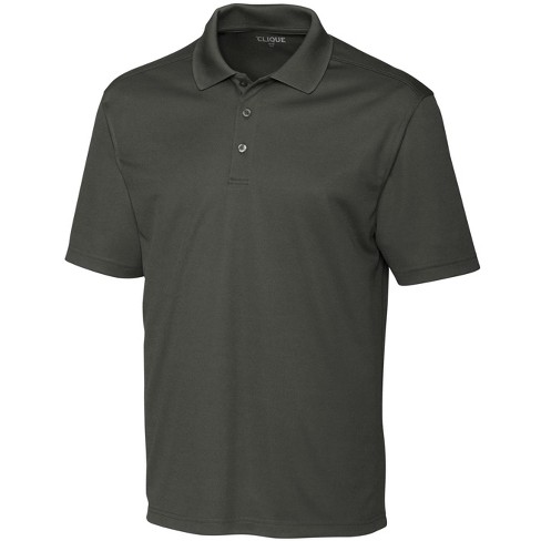 Clique Spin Eco Performance Pique Mens Polo - Pure Slate - L : Target