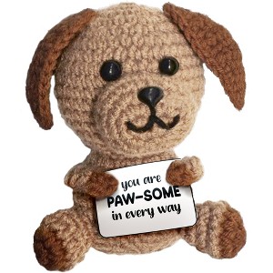 Pavilion Gift Company - Dog - Crocheted Mini - Stuffed Animals - 1 of 4