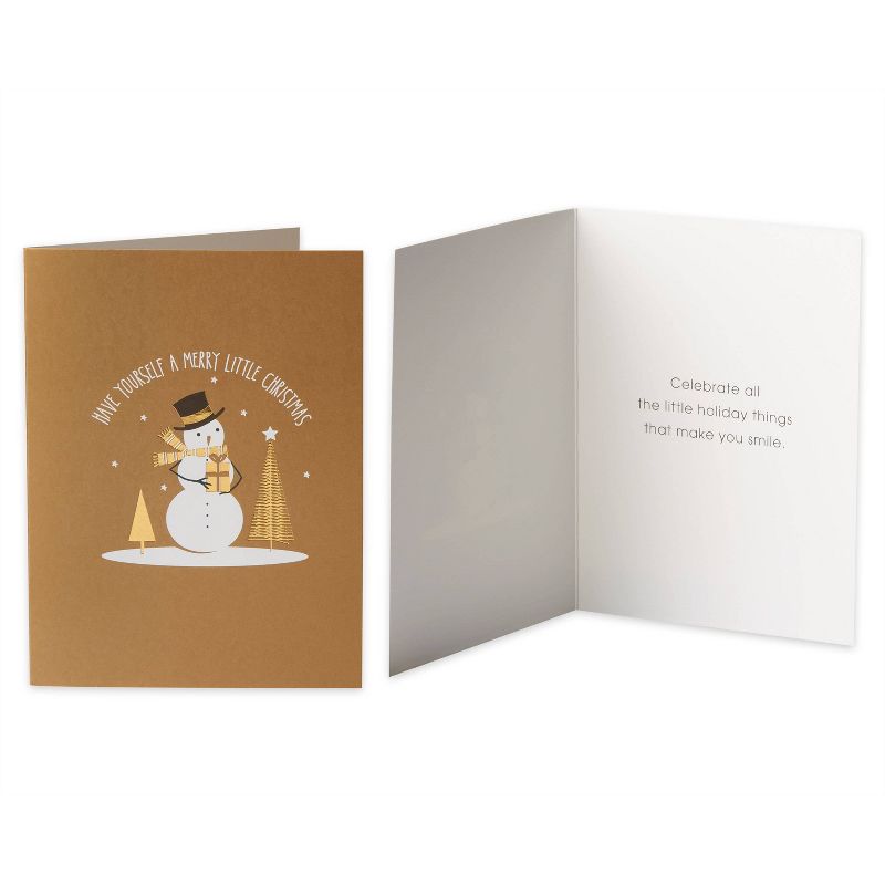 20ct Metallic Medley Assorted Christmas Boxed Greeting Cards - American Greetings, 4 of 8