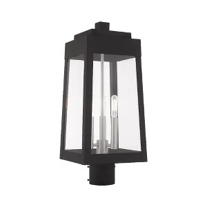 Livex Lighting Oslo 3 - Light Post Light in  Black - 1 of 4