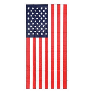 Beistle American Flag Door Cover, 5' x 30", (2/Pkg) Multicolored - 1 of 4