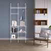 YIYIBYUS Clear Storage Rack, 6-tier Acrylic Bookshelf, Multipurpose Bookcase - 2 of 4