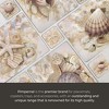 Pimpernel Beach Prize Coasters Set of 6 - 4.25" Square - 4 of 4