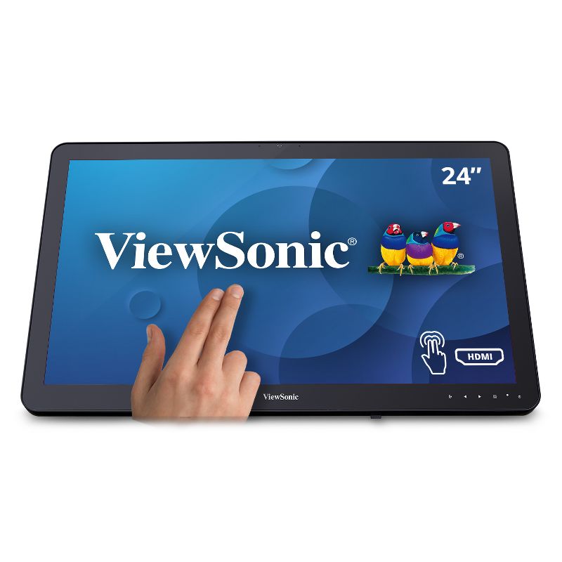 ViewSonic TD2430 24 Inch 1080p 10-Point Multi Touch Screen Monitor with HDMI and DisplayPort, 1 of 8