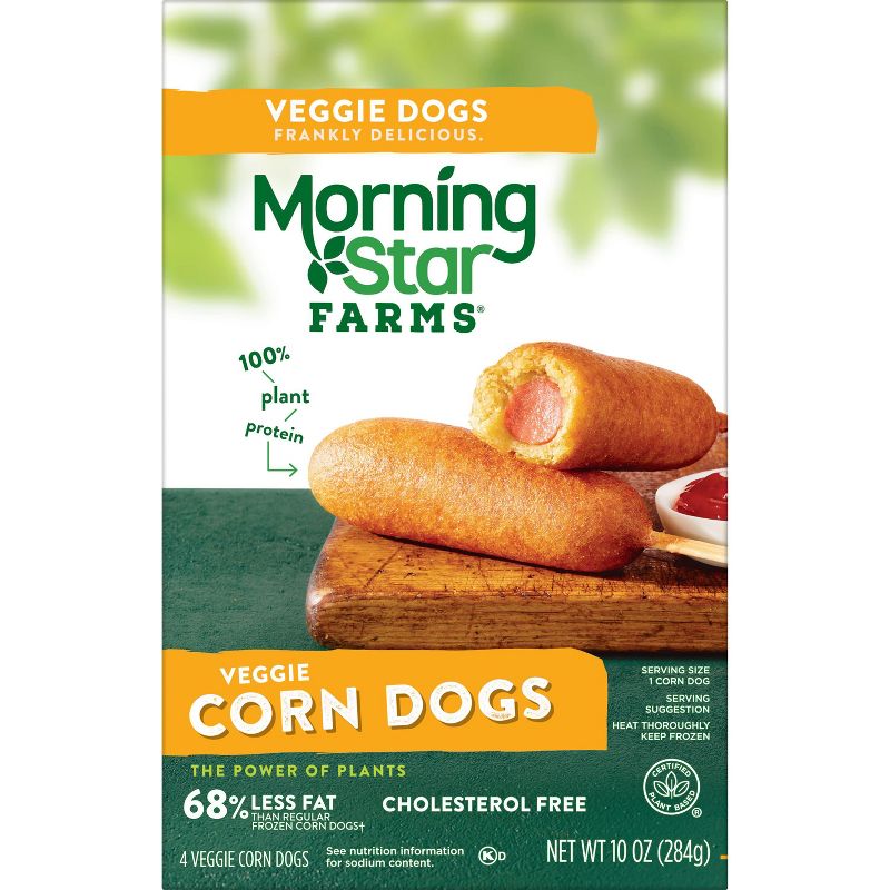 Morningstar Farms Vegan Frozen Veggie Classics Corn Dogs - 10oz/4ct, 5 of 9
