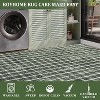Modern Plaid Rug, Washable Soft Low-Pile Non-Slip Stain-Resistant Area Carpet for Bedroom, Living Room, Dining Room, Nursery - 3 of 4