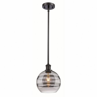 Rochester - 1 Light Stem Hung Mini Pendant In Industrial Style-9.88 Inches Tall and 8 Inches Wide