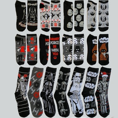 Men's Star Wars 15 Days of Socks Advent Calendar 15pk - 6-12