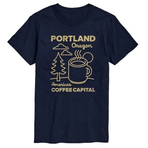 Men's - Instant Message - Portland Coffee Short Sleeve Graphic T-Shirt - 1 of 4