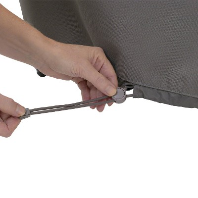 Ravenna Dark Taupe Water-Resistant Round Hot Tub Cover, 84 Inch