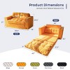 MAXYOYO Convertible Sofa Bed, Pull Out Loveseat Sleeper Sofa, 2 in 1 Folding Couch Bed - 3 of 4