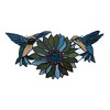 CHLOE Lighting SOAR Tiffany-style Green Animal/Floral Design Window Panel 17Inch x 7.75Inch - 2 of 4