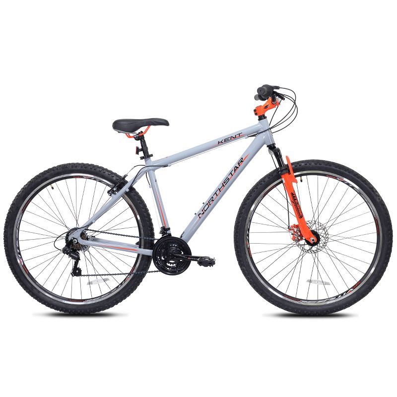 Kent NorthStar 29&#34; Mountain Bike - Gray/Red, 1 of 9