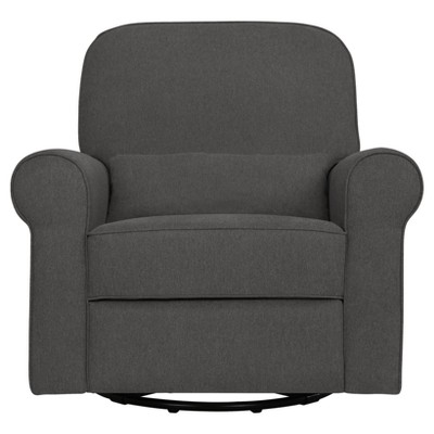 davinci ruby recliner and glider in dark grey