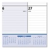 QuickNotes Desk Pad, 22 x 17, White/Blue/Yellow Sheets, Black Binding, Clear Corners, 13-Month: Jan 2025 to Jan 2026 - 4 of 4
