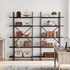 Bookshelf, 5 Tier Shelf Bookcase, Tall Bookshelf with Storage, Industrial Display Shelves with Open Metal Frame for Bedroom, Living Room, Home Office - 4 of 4