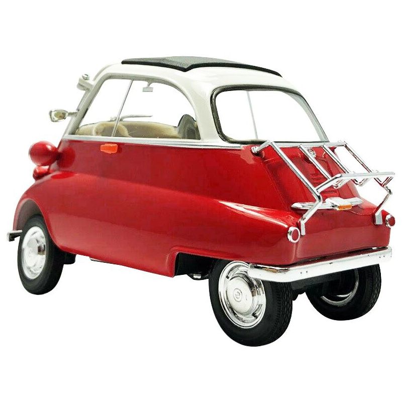 BMW Isetta Red and White "NEX Models" 1/18 Diecast Model Car by Welly, 3 of 4