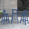 DSVIMOY Counter and Bar Stool Adjustable Backrest for Stylish Kitchens, Blue, 16.5"*19.7"*29.1" - 2 of 4