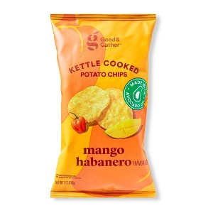 Mango Habanero Kettle Cooked Potato Chips made with Avocado Oil - 7oz ...