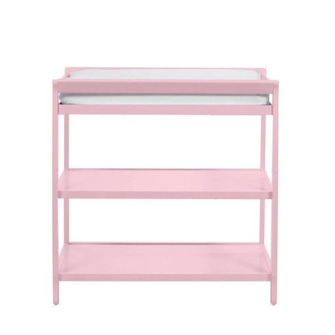 Pink store changing table