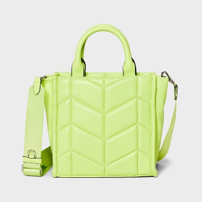 Mini Flap Satchel Handbag - A New Day™ Green