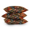 16"x16" Amy Sia Marbled Illusion Autumnal Square Throw Pillow - Deny Designs: Indoor Decorative, Machine Washable - 4 of 4