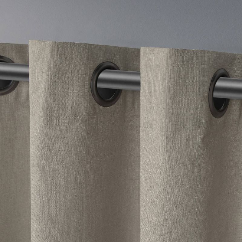 Set of 2 Loha Linen Window Curtain Panel - Exclusive Home&#153;, 4 of 13