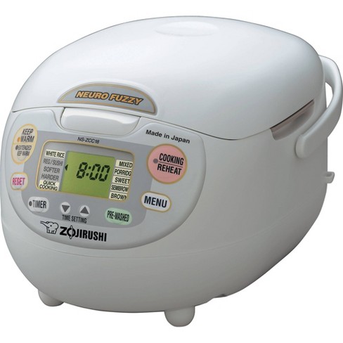 RICE COOKER Electric Non Stick White 5-Cup Uncooked 10-Cup Cooked