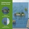 Spassway Outdoor Metal Privacy Screen with Different Colors Garden Fence Panels Patio Trellis Room Divider Decorative Wall Panels - 4 of 4