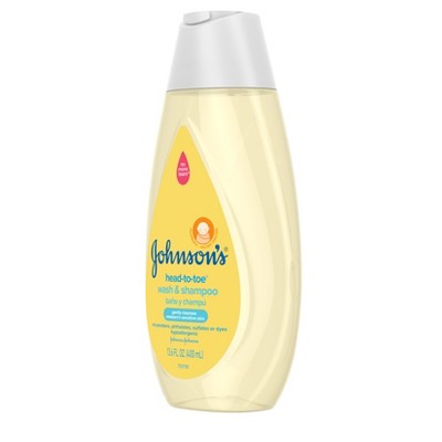 Johnson&#39;s Head-To-Toe Gentle Baby Body Wash &#38; Shampoo For Sensitive Skin - 13.6 fl oz_4