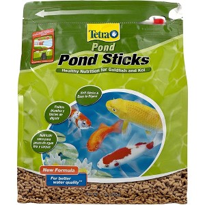 TetraPond Floating Pond Sticks, Healthy Nutrition for Goldfish and Koi, 1 Pound Bag - 1 of 4