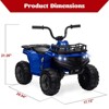 Garvee 12V Kids Electric Ride On Car, 4-Wheeler Quad ATV Play Car with 1.8MPH Max Speed, Treaded Tires, Push-Button Accelerator - 3 of 4