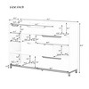 Entryway Shoe Cabinet with Doors, Wooden Sideboard Cabinet , Freestanding Shoe Rack Organizer, Shoe Storage Cabinet for Hallway Living Room - 3 of 4
