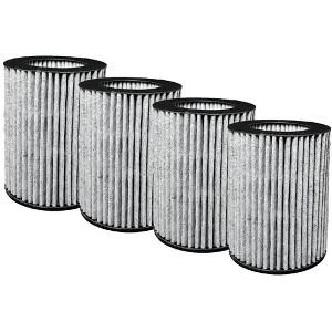 Nispira 2-in-1 AM-1A HEPA with Activated Carbon Filter Replacement For The Three Musketeers III M Mini Portable Air Purifier for Car Desktop, 4 Packs - 1 of 4