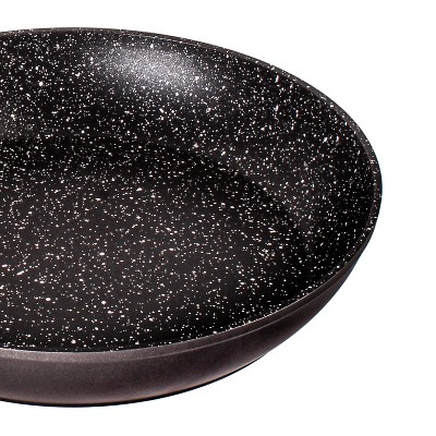 Black 10" Aluminum Non-stick Fry Pan with Ceramic Coating