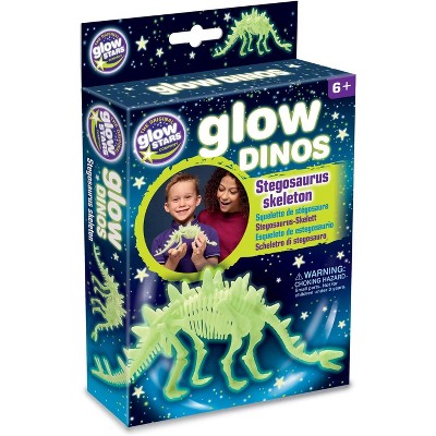 The Original Glow Stars - Glow-In-The-Dark  Dinos Stegosaurus Skeleton Puzzle