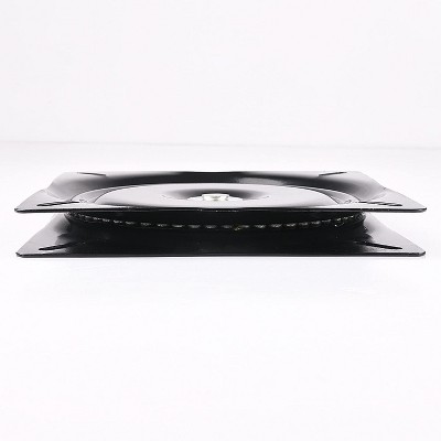 2WAYZ 8" Black Steel 360° Swivel Ball Bearing Plate