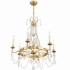 Crystorama Lighting Maizey 6 - Light Chandelier in  Antique Gold - 3 of 4