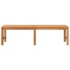 Bench Brown Solid Teak Wood 45 in Strong Bench RectangularvidaXL - 4 of 4