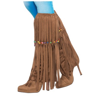 60s Hippie Beaded Leg Warmers Halloween Costume Accessory