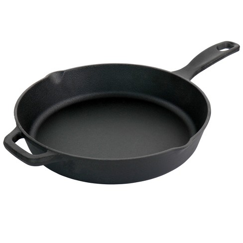 Lodge Pre-Seasoned 10 Carbon Steel Fry Pan with Silicone Helper