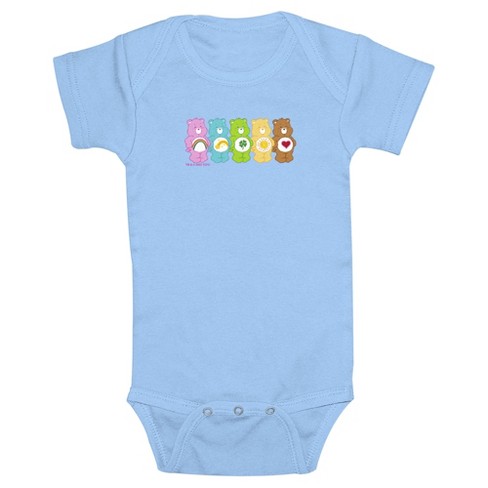 Infant's Care Bears Line Up Group Bears Bodysuit - image 1 of 3