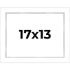 PosterPalooza | Modern Shadow Box 1" Depth White Picture Frame - UV Acrylic, Backing Board, Hanging Hardware - 2 of 4