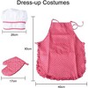 COZONY 11-Piece Chef Role Play Set for Kids, Adjustable Apron with Chef Hat Cooking Mitt and Baking Tools for Pretend Play Kitchen - 2 of 4